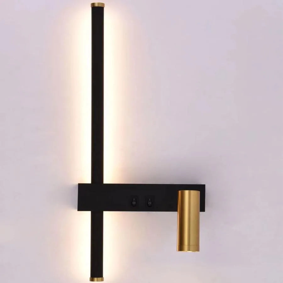 Lampe LED Glory 9W Noir Or