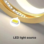 Lampe LED Hayden 20W Noir Or