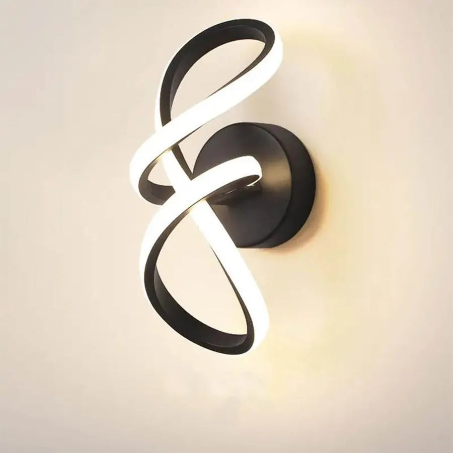 Lampe LED Isaura 23W Blanc Noir