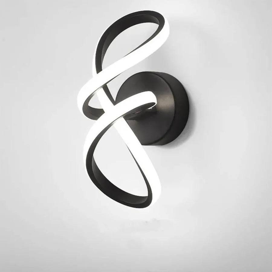 Lampe LED Isaura 23W Blanc Noir