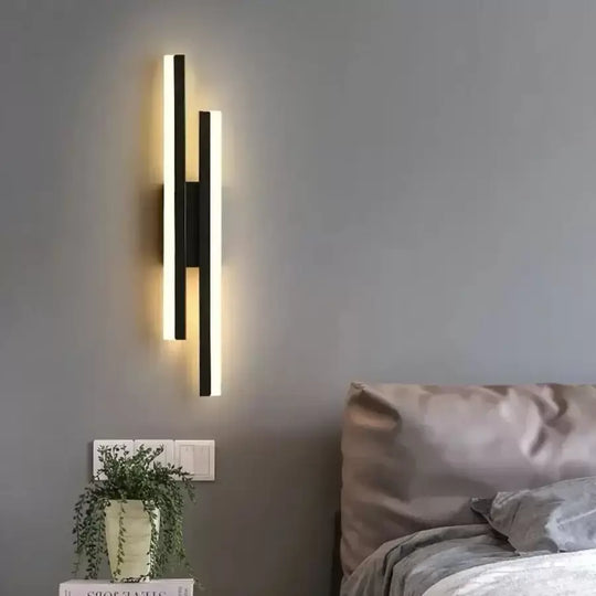 Applique LED Lyra, 18W, Acrylique, Noir Blanc Appliques d'intérieur Default Title Alessandro Design