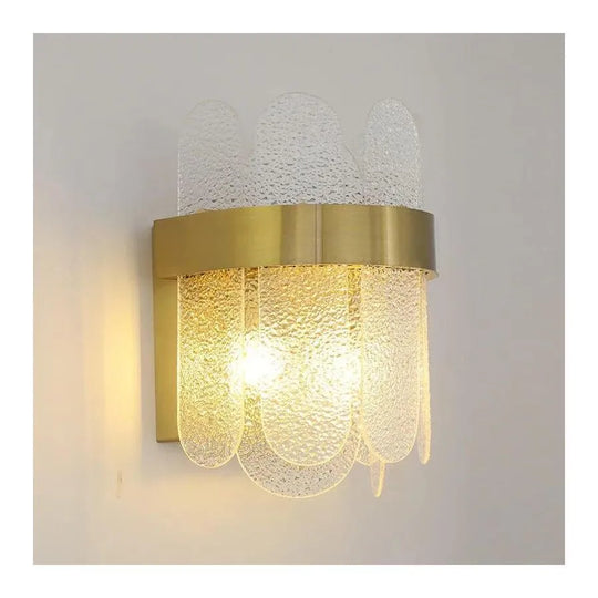 Applique murale LED dorée Nabila 5W pour intérieur, titre par défaut Alessandro Design