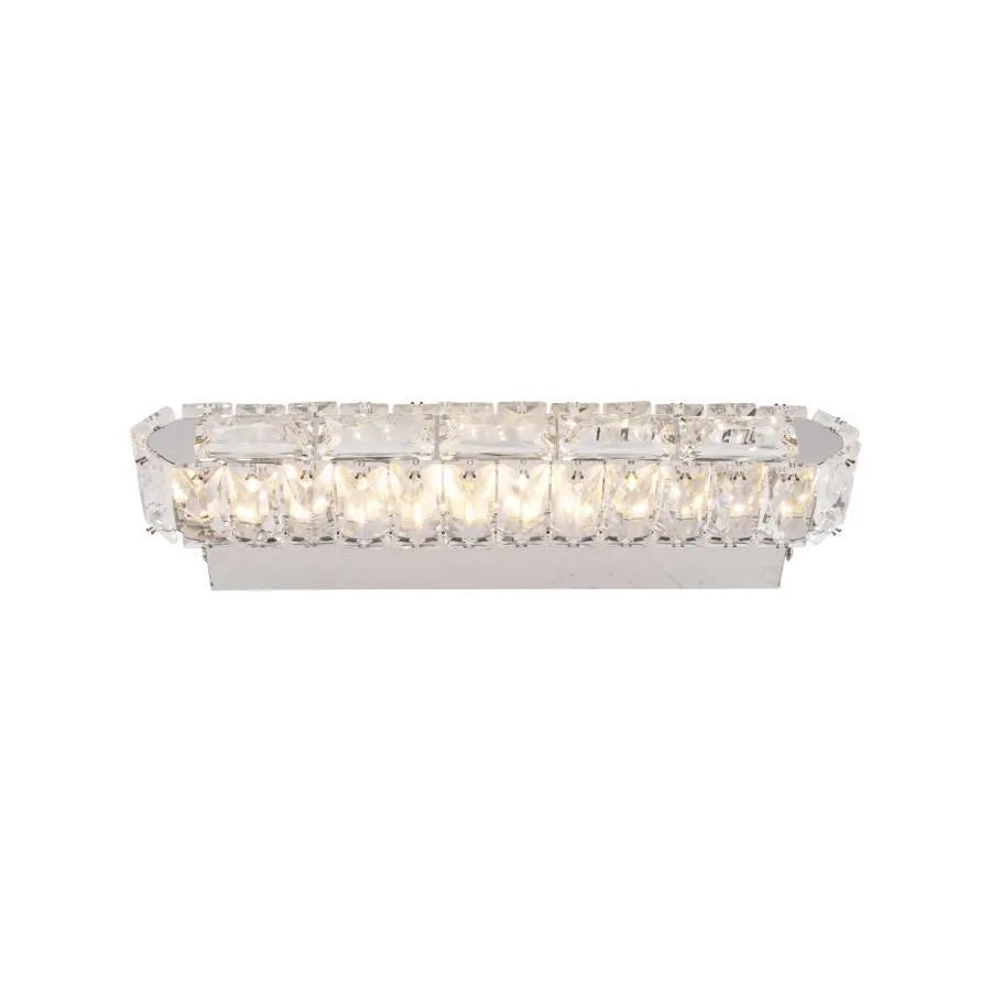 PRISCILA Applique LED, 5W, Cristal, Chrome Brillant, Lumière Chaude/Froide/Neutre
