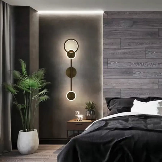 Applique LED Rilenetto 24W Noir Appliques d'intérieur Default Title Alessandro Design