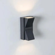 Applique murale d'extérieur LED Scarlet, 6W, Noir, Métal, IP65, 3000K