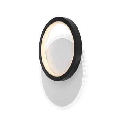 Applique LED SMALON 27W, 2 Cercles, Lumière Froid/Chaud/Neutre, Noir Blanc