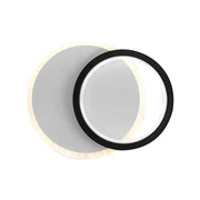 Applique LED SMALON 27W, 2 Cercles, Lumière Froid/Chaud/Neutre, Noir Blanc