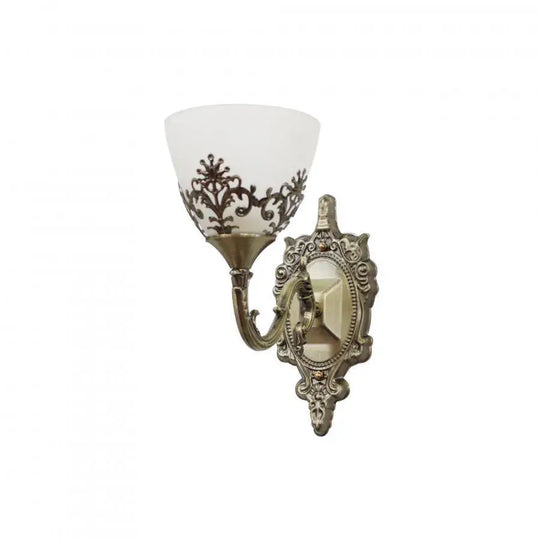 Applique rustique COTTAGE, 1xE27, Appliques d'intérieur en bronze, métal et verre Default Title Alessandro Design