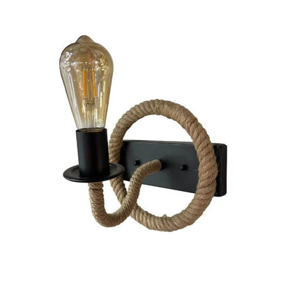 Lampe Yolanda 1x E27 Marron Noir