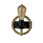 Lampe Yolanda 1x E27 Marron Noir