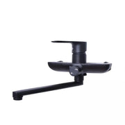 Robinet mural, acier inoxydable SUS304, noir, LJS/223B