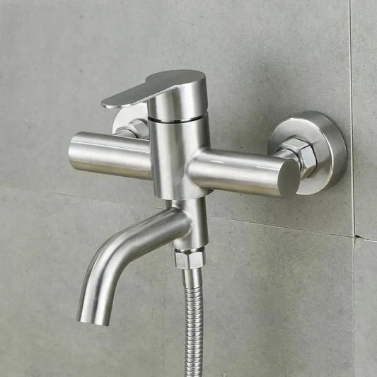 Robinet de salle de bain, Acier inoxydable SUS304, Finition satinée, N/LY0C1