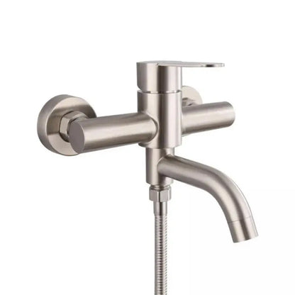 Robinet de salle de bain, Acier inoxydable SUS304, Finition satinée, N/LY0C1