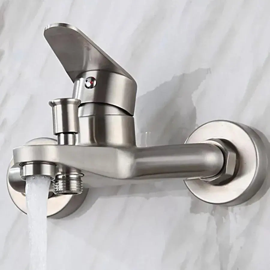 Robinet de salle de bain haut de gamme, acier inoxydable SUS304, finition satinée, YSQ/109