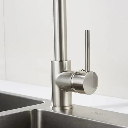 Robinet de cuisine avec douche extractible, acier inoxydable et laiton chromé, YD/101