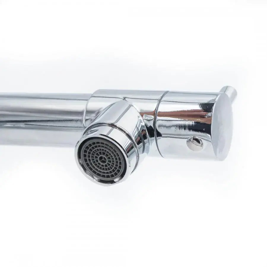 Robinet de cuisine avec douche extractible, acier inoxydable et laiton chromé, YD/301