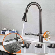 Baterie Bucatarie cu Dus Extractibil Inox Argintiu Cu Functie Cascada YB1500S Baterii de Bucatarie Default Title Alessandro Design