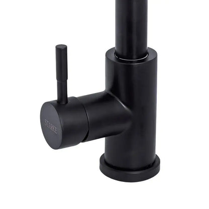 Robinet de cuisine avec douche extractible, acier inoxydable SUS304, noir, HS004