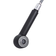 Robinet de cuisine avec douche extractible, acier inoxydable SUS304, noir, HS004