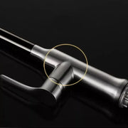 Robinet de cuisine avec douche extractible, acier inoxydable SUS304, satiné, CF023