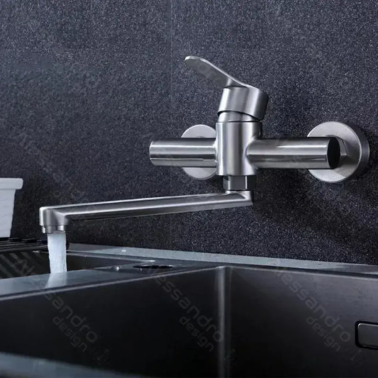 Robinet de cuisine, acier inoxydable SUS304, finition satinée, CF037