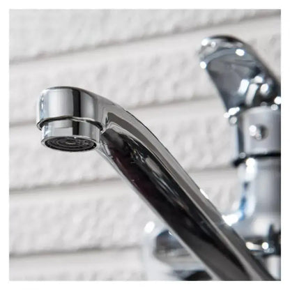 Robinet de cuisine avec bec rotatif, alliage, chrome, PM025