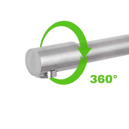 Robinet de cuisine avec robinet rotatif, Levier unique, Acier inoxydable SUS304, Finition satinée, CF003