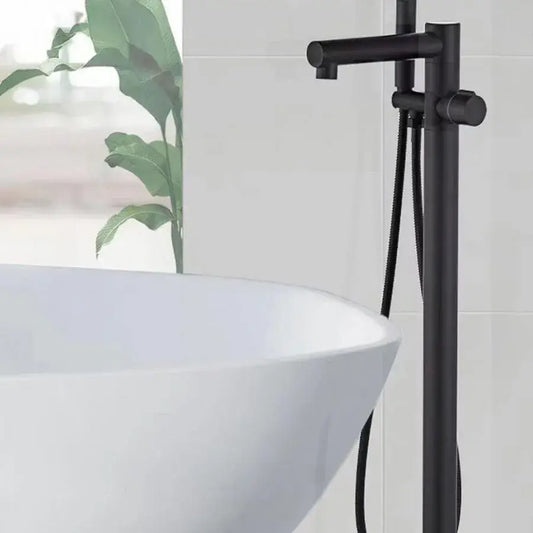 Robinet de sol, sanitaire en laiton, noir, CF2038