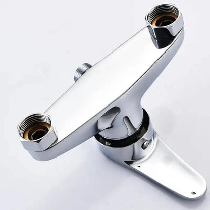 Robinet de douche mural chromé