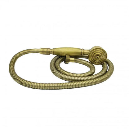 Robinet de douche avec douche et flexible, laiton sanitaire, bronze antique, OD/2043