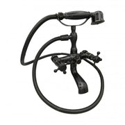 Robinet de douche avec douche et flexible, sanitaire en laiton, noir, OD/2048