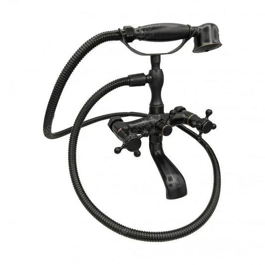 Robinet de douche avec douche et flexible, sanitaire en laiton, noir, OD/2048