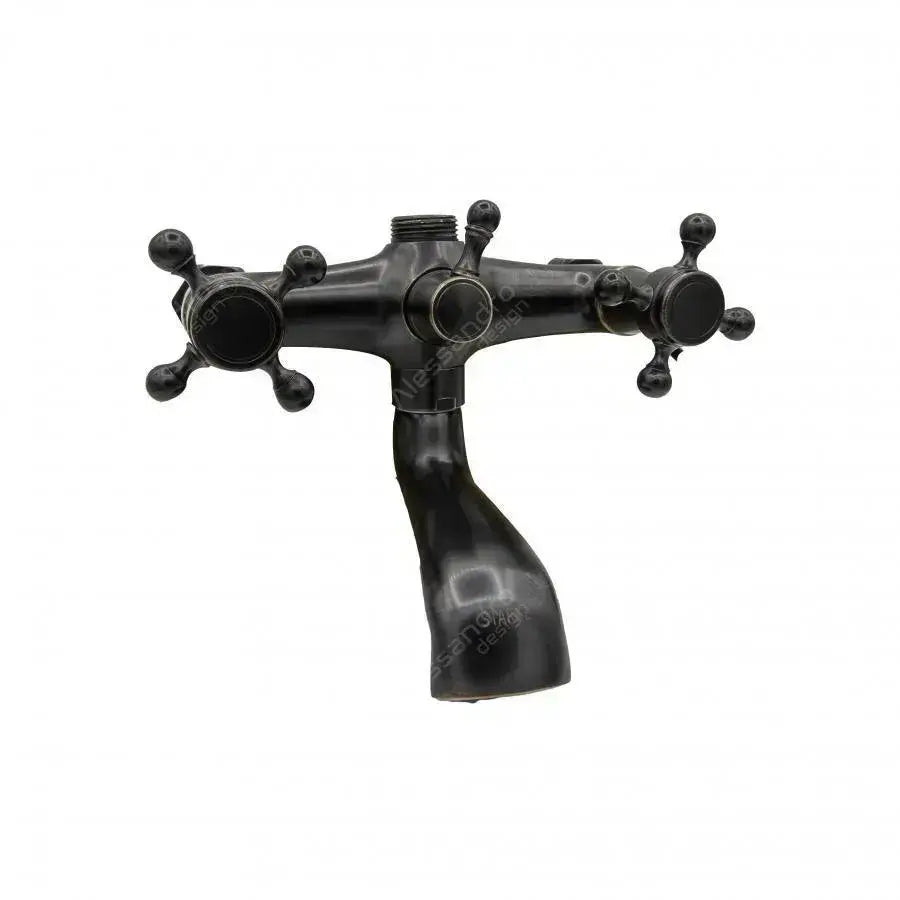 Robinet de douche avec douche et flexible, sanitaire en laiton, noir, OD/2048