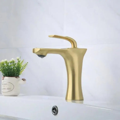 Robinet de lavabo, sanitaire en laiton, doré, OD/2066