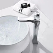 Robinet de lavabo, sanitaire en laiton, chromé, CF2021