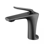 Robinet de lavabo, sanitaire en laiton, gris satiné, 10007N