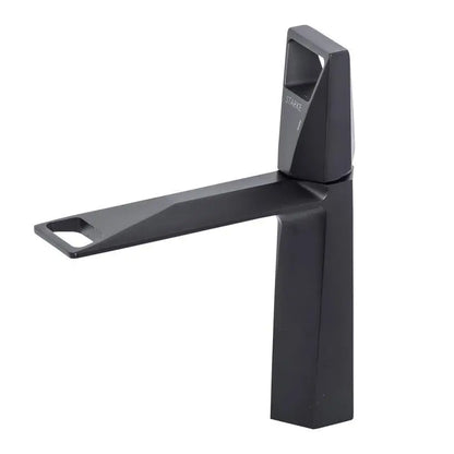 Mitigeur de lavabo Cartouche céramique Sanitaire Laiton Noir Satin Raccords et kit de fixation inclus 10107H