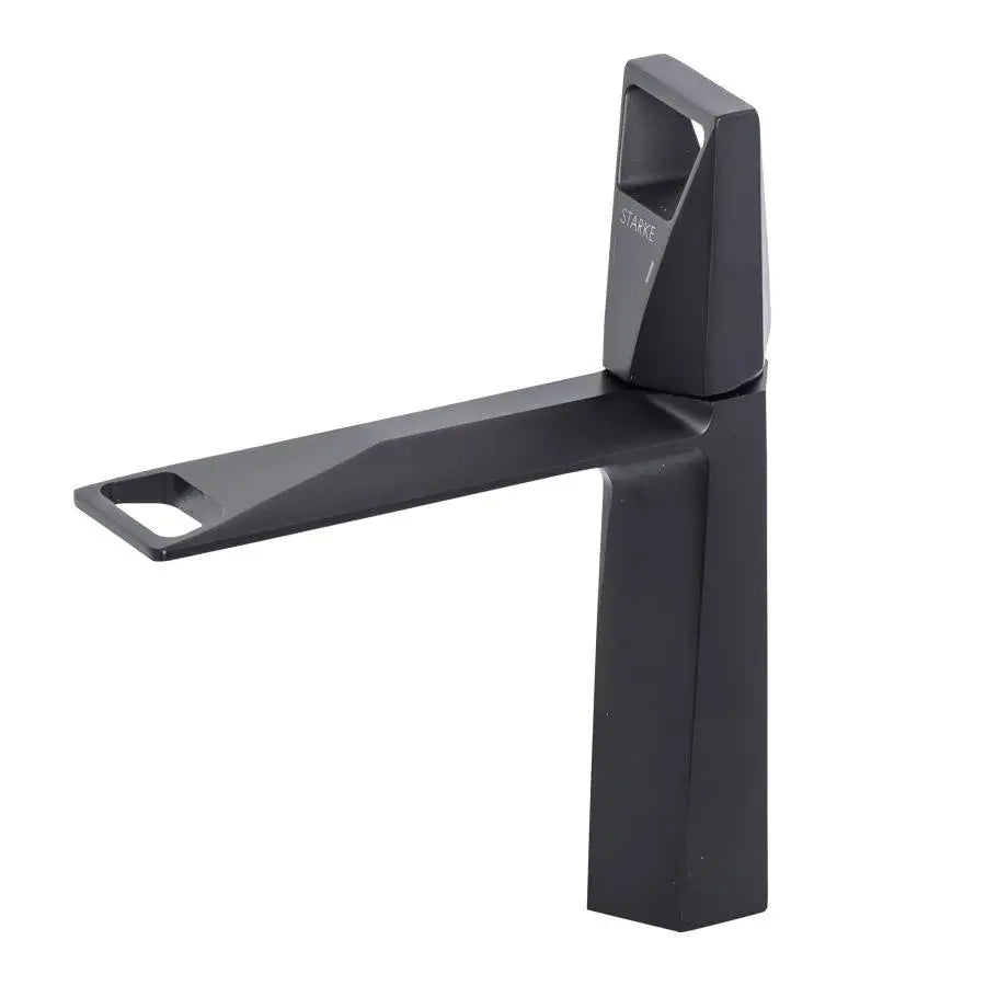 Mitigeur de lavabo Cartouche céramique Sanitaire Laiton Noir Satin Raccords et kit de fixation inclus 10107H