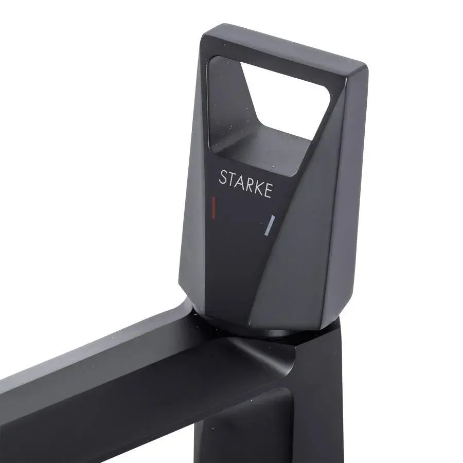 Mitigeur de lavabo Cartouche céramique Sanitaire Laiton Noir Satin Raccords et kit de fixation inclus 10107H