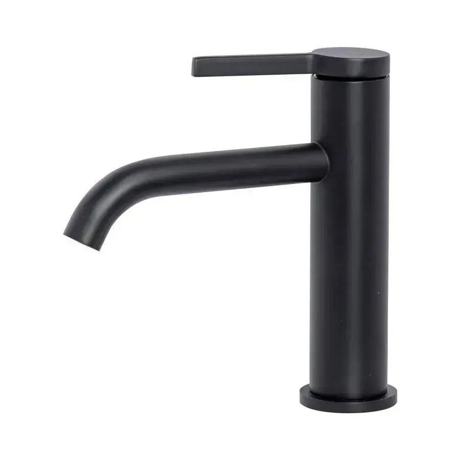 Robinet de lavabo, sanitaire en laiton, noir, 7237H