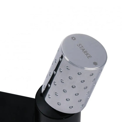 Robinet de lavabo, sanitaire en laiton, noir, 7647H/C