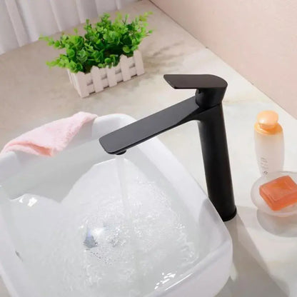 Robinet de lavabo, sanitaire en laiton, noir, CF2028