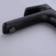 Robinet de lavabo, sanitaire en laiton, noir, CF2028