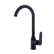 Robinet de lavabo cartouche céramique noir bec rotatif raccords inclus EC01