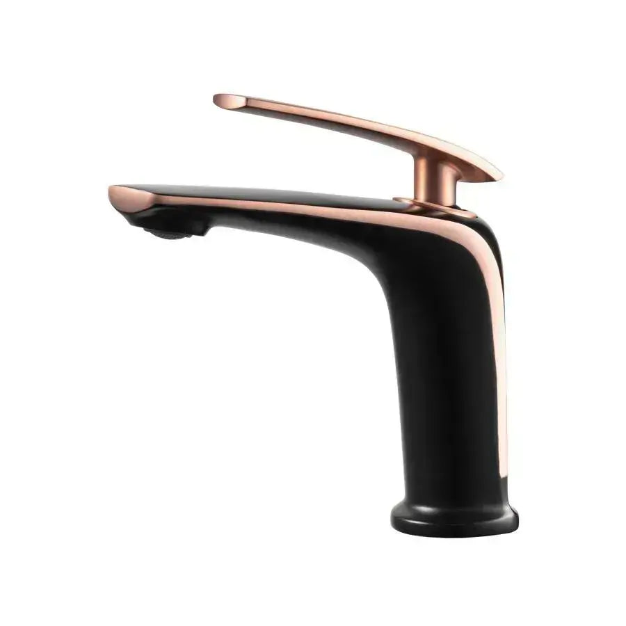 Robinet de lavabo, sanitaire en laiton, noir, MP015H-M