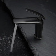 Robinet de lavabo, sanitaire en laiton, noir, MP015H