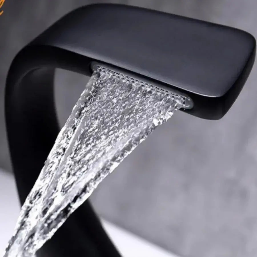 Robinet de lavabo monocommande Sanitaire en laiton Noir Raccords inclus OD/2055