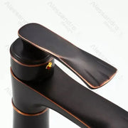 Robinet d'évier, sanitaire en laiton, noir, OD01/B