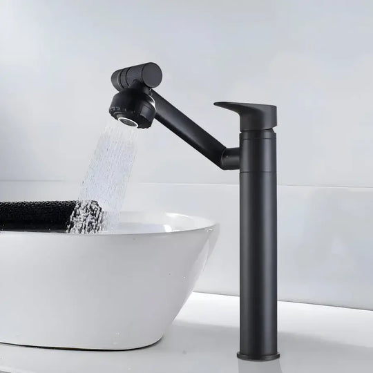 Robinet de lavabo, sanitaire en laiton, noir, OD/2027, robinets de salle de bains, titre par défaut, Alessandro Design