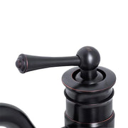 Robinet de lavabo, sanitaire en laiton, noir, WZY/318